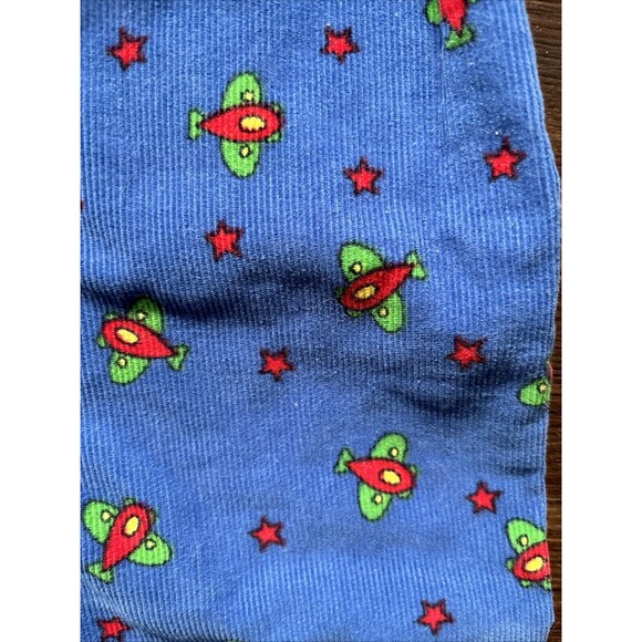 Vintage 70s 80s Y2K Retro USA Corduroy Romper Button Up Smocked PlaneOveralls s7 - Picture 6 of 6